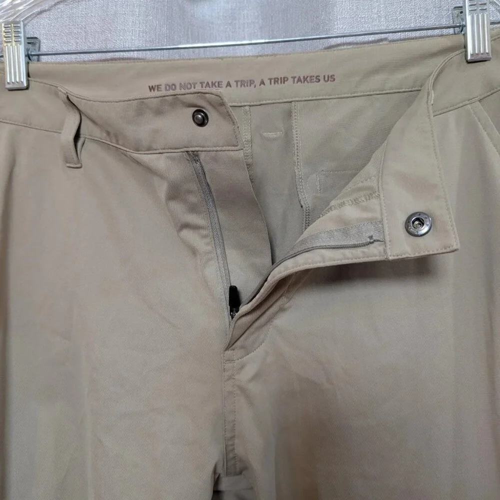 Rhone Commuter Pants Slim‎ Khaki Stretch Chino Mens 33x29 Performance Office